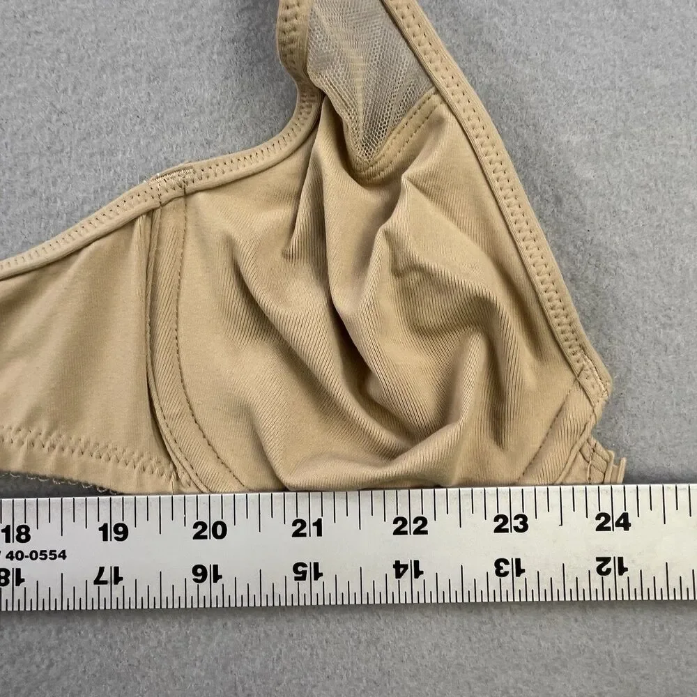 Wacoal Body By Wacoal T-Back Front Close Bra Size 34B Nude Toast Underwire